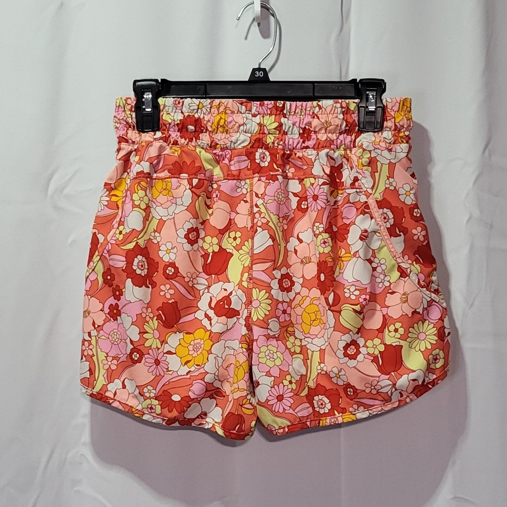 Avia Women's Multi-Colored Floral Lined Athletic Shorts Size Medium (8-10) EUC - Picture 13 of 13